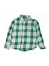 Tea 100% Cotton Plaid Green Long Sleeve Button-Down Shirt Size 3T - photo 1