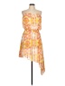 Guess 100% Polyester Tie-dye Orange Cocktail Dress Size L - photo 1