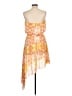 Guess 100% Polyester Tie-dye Orange Cocktail Dress Size L - photo 2