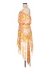Guess 100% Polyester Tie-dye Orange Cocktail Dress Size L - photo 5