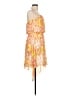Guess 100% Polyester Tie-dye Orange Cocktail Dress Size L - photo 4