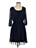 Assorted Brands 100% Polyester Solid Blue Casual Dress Size S - photo 1
