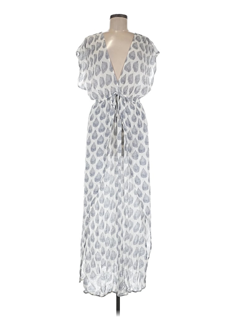 Pre-owned Elan Casual Dress In Silver