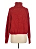 Oak & Trellis Hearts Red Turtleneck Sweater Size M - photo 2