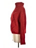 Oak & Trellis Hearts Red Turtleneck Sweater Size M - photo 5