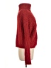 Oak & Trellis Hearts Red Turtleneck Sweater Size M - photo 4