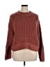 Moon & Madison 100% Acrylic Solid Brown Pullover Sweater Size XL - photo 1