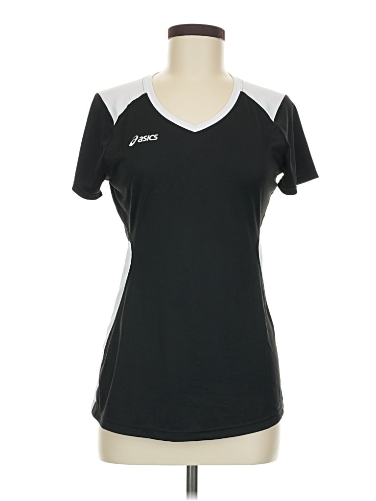 Pre-owned Asics Active T-shirt In Black