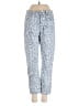 Current/Elliott Animal Print Blue Jeans Size 24 waist - photo 1