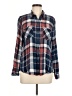 Lucky Brand Plaid Blue Long Sleeve Button-Down Shirt Size M - photo 1