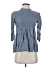 One September 100% Rayon Blue 3/4 Sleeve Blouse Size S - photo 1