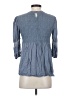 One September 100% Rayon Blue 3/4 Sleeve Blouse Size S - photo 2