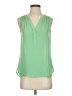 Ecru 100% Silk Green Blouse Size S - photo 1