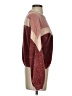 Lulus Chevron-herringbone Burgundy Pullover Sweater Size S - photo 4