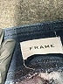 FRAME Chevron-herringbone Blue Jeans Size 26 (estimated) - photo 4