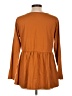 Tickled Teal Brown Long Sleeve Top Size L - photo 2