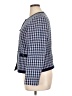 Talbots 100% Polyester Houndstooth Blue Blazer Size 16 - photo 5