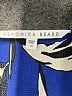 Veronica Beard Blue 3/4 Sleeve Silk Top Size 10 - photo 7