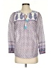 Point Sur White 3/4 Sleeve Blouse Size 2 - photo 1
