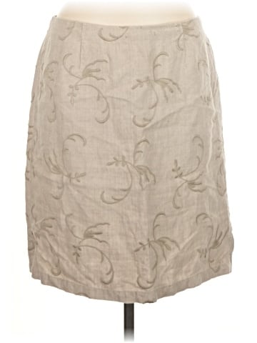 British Khaki Casual Skirt (view 1)