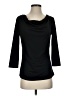 Natori Black 3/4 Sleeve Top Size S - photo 1