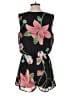 Leith 100% Polyester Floral Black Romper Size S - photo 2