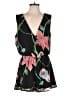 Leith 100% Polyester Floral Black Romper Size S - photo 1
