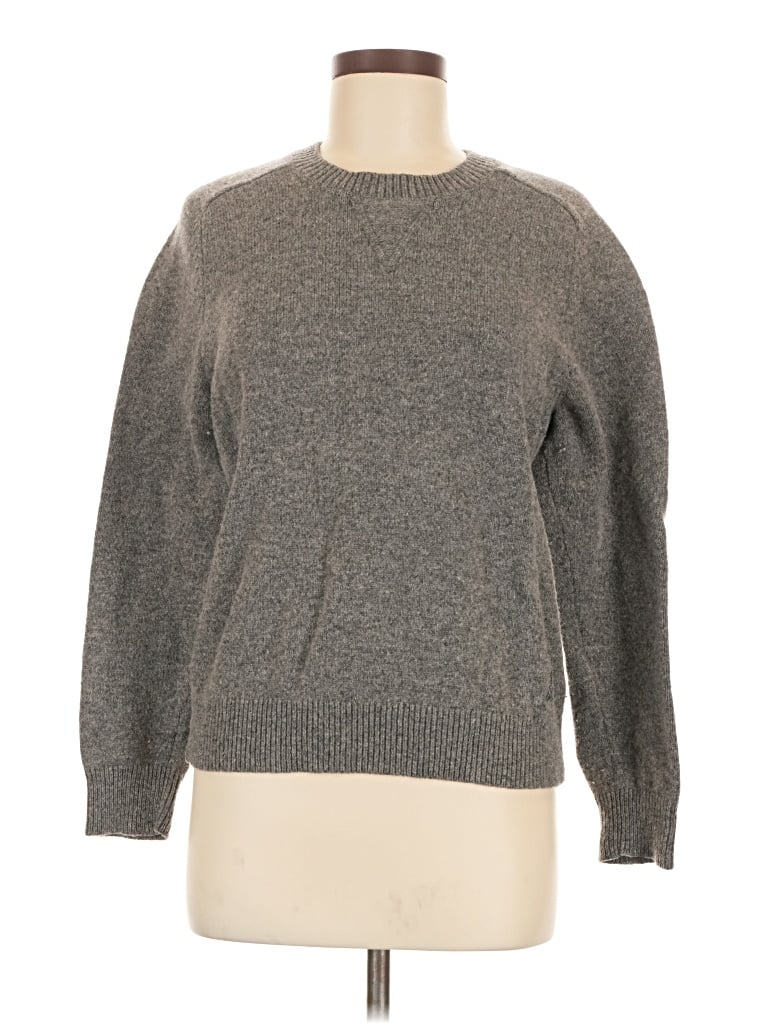 Pre-owned Pendleton Wool Pullover Sweater In Gray