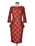Homeyee Argyle Red Cocktail Dress Size 6 - photo 1