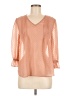 Morgan Taylor 100% Polyester Pink 3/4 Sleeve Blouse Size M - photo 1