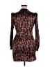 L'Agence Animal Print Brown Cocktail Dress Size XL (4) - photo 2
