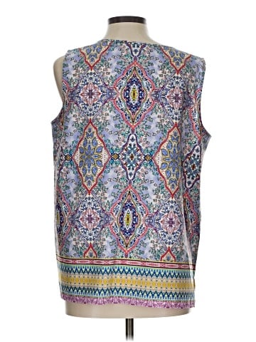 fleur bleue Sleeveless Blouse (view 2)