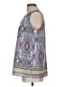 fleur bleue 100% Polyester Blue Sleeveless Blouse Size L - photo 5