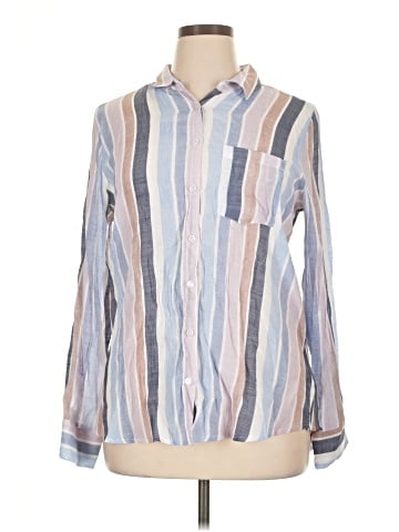 Como Black Long Sleeve Button-Down Shirt (view 1)
