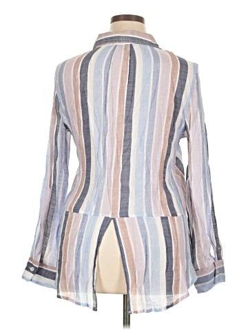 Como Black Long Sleeve Button-Down Shirt (view 2)