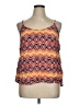 Boutique + 100% Rayon Orange Sleeveless Top Size 1X - photo 1