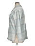 Assorted Brands Plaid Gray 3/4 Sleeve Blouse Size XL - photo 5