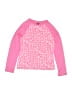 Lands' End Pink Rash Guard Size 8 - photo 1