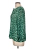 Fun2Fun 100% Polyester Green 3/4 Sleeve Blouse Size L - photo 5