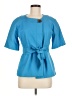 J.Crew 100% Cotton Blue Cardigan Size 8 - photo 1