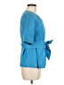 J.Crew 100% Cotton Blue Cardigan Size 8 - photo 4