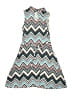 Justice Chevron-herringbone Teal Dress Size 8 - photo 2