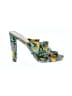 Qupid Tropical Green Purple Sandals Size 5 - photo 1