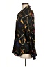 Unbranded Print Black Long Sleeve Blouse Size M (estimated) - photo 5