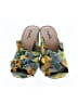 Qupid Tropical Green Purple Sandals Size 5 - photo 2