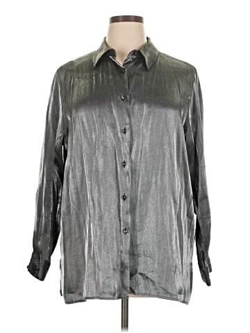 Karen Scott Long Sleeve Blouse (view 1)