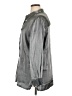 Karen Scott Metallic Silver Long Sleeve Blouse Size 1X - photo 5