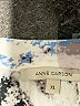 Anne Carson 100% Rayon Silver 3/4 Sleeve Blouse Size XL - photo 7