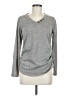 Siren Lily Gray Long Sleeve Top Size M - photo 1
