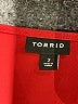 Torrid Solid Burgundy Long Sleeve Blouse Size 2X Plus (2) - photo 7